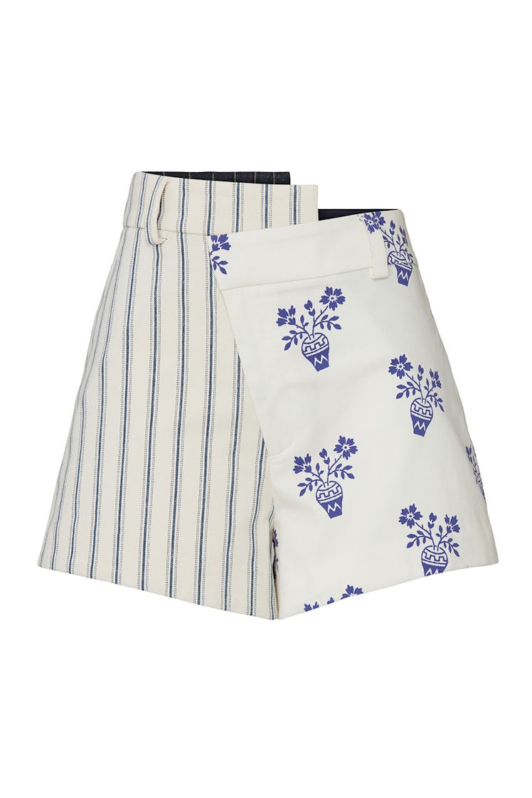 Flower Pot Striped Shorts