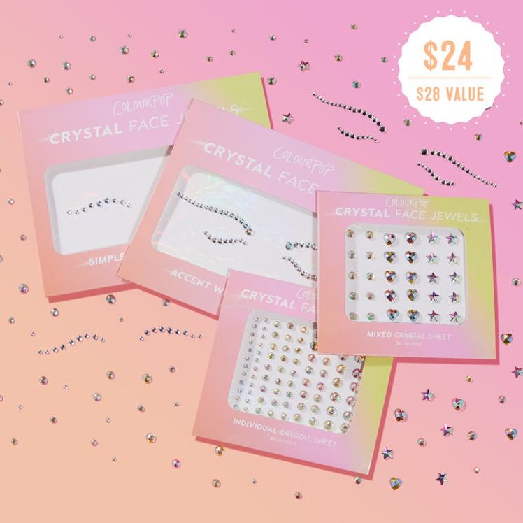 ColourPop Like a Diamond Crystal Face Jewels Set