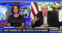 West Virginia Governor Jim Justice and NBC Reporter Stephanie Ruhle debate anti-transgender legislat...