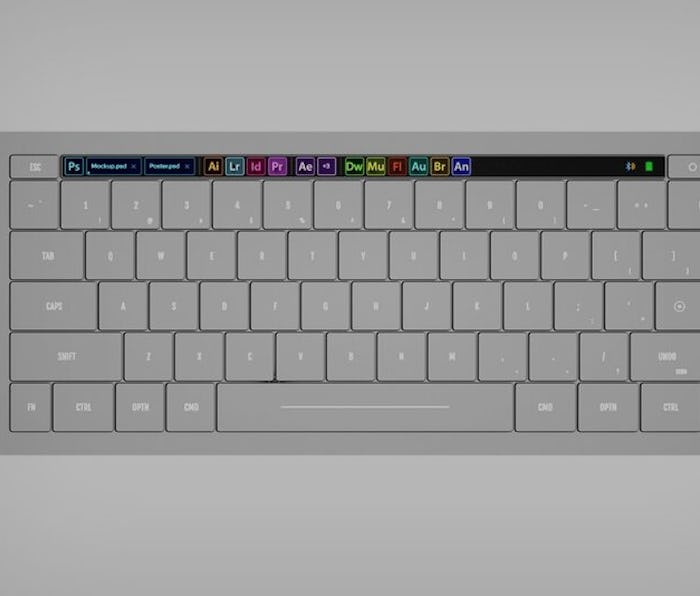 YIIY Design has created a concept wireless keyboard designed for use with Adobe's suite of creative ...