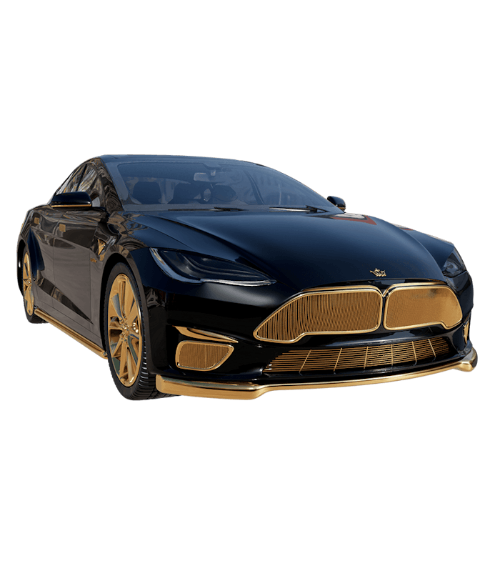 A Tesla Model S Plaid designed by Caviar. Electric vehicles. EV. Electric cars. EVs. Automotive. Elo...