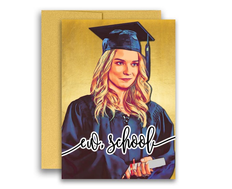 Schitt's Creek Graduation Card Ew School