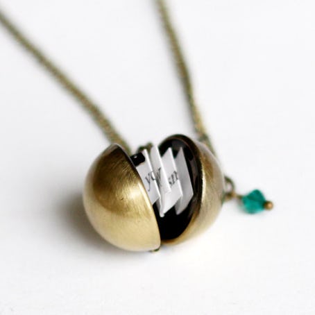 BirdsHome Secret Message Necklace