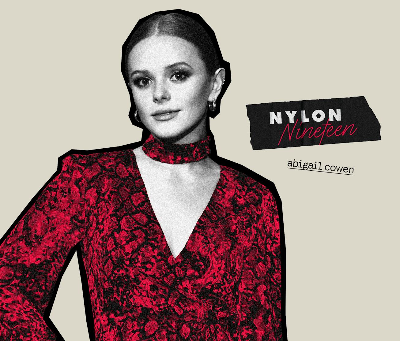 Abigail Cowen does the NYLON-19 questionnaire.