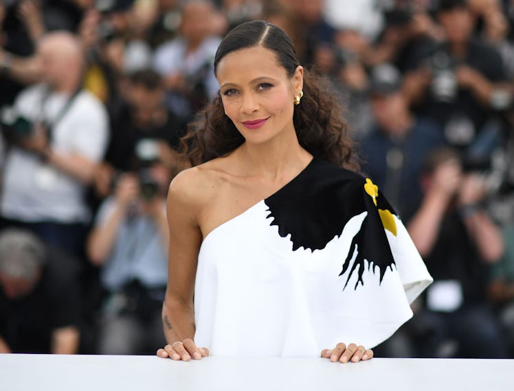 Thandie Newton smiling