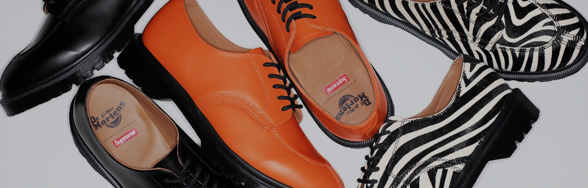 Supreme x Dr. Martens 5-Eye shoe