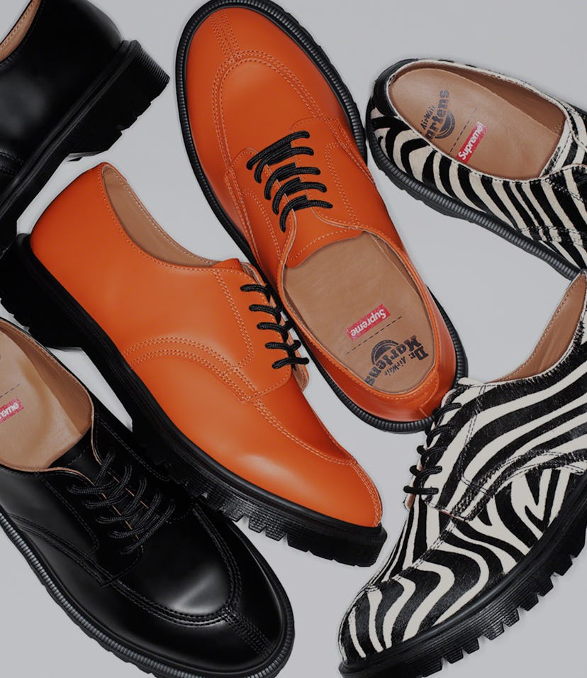 Supreme x Dr. Martens 5-Eye shoe
