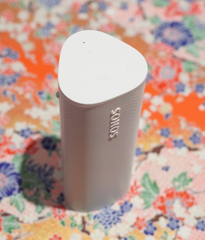 The Sonos Roam has a Sound Swap feature that sends your music to the nearest Sonos speaker.