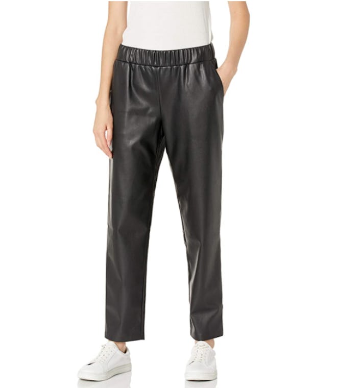 The Drop Faux Leather Jogger