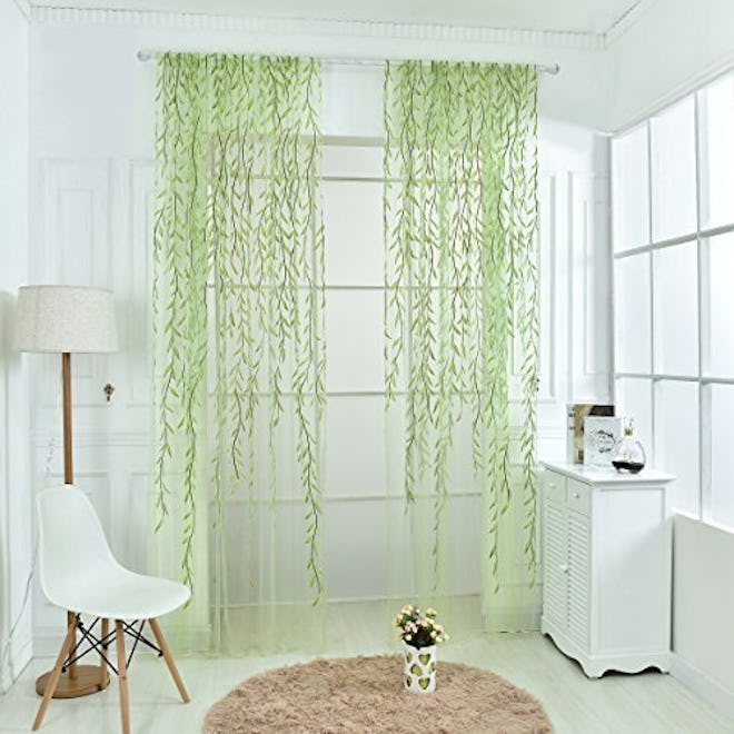 Norbi Willow Voile Tulle Room Window Curtain