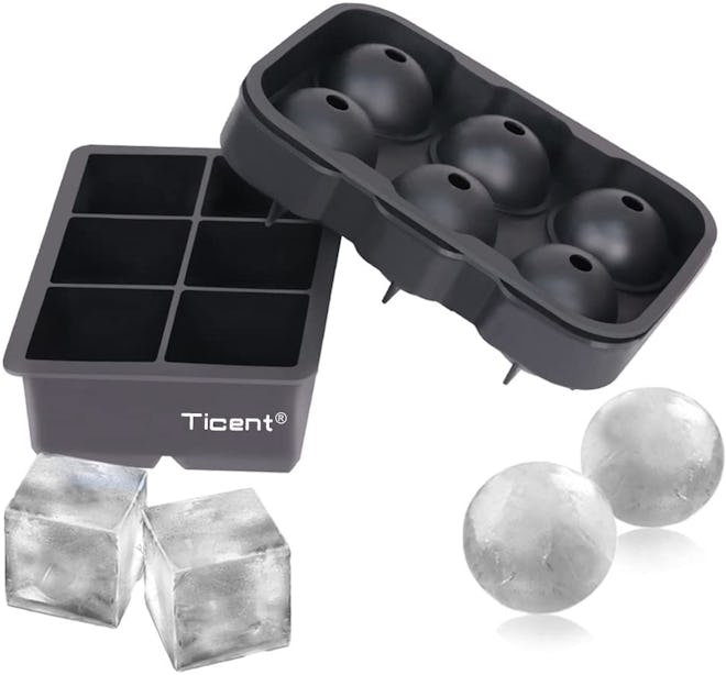 Ticent Ice Cube Trays (2-Pack)