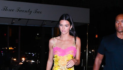 Model Kendall Jenner is seen walking in midtown on September 6, 2019 in New York City. 