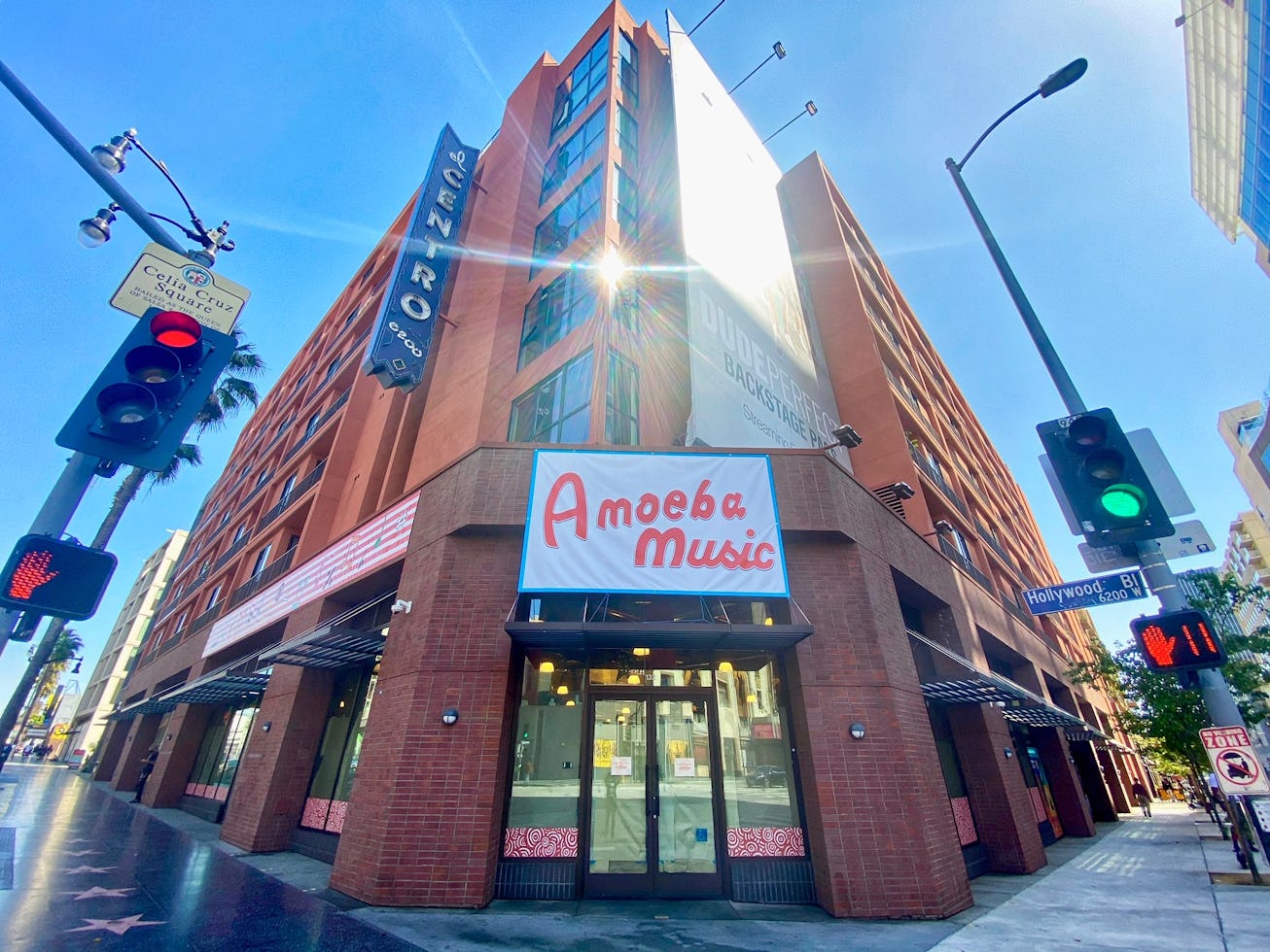 A photo of the new Amoeba Music location in Hollywood.