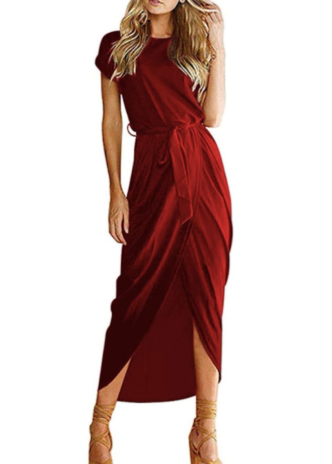 Qearal Belted Maxi Dress