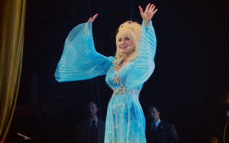 Dolly Parton performs in a MusicCares tribute on Netflix.