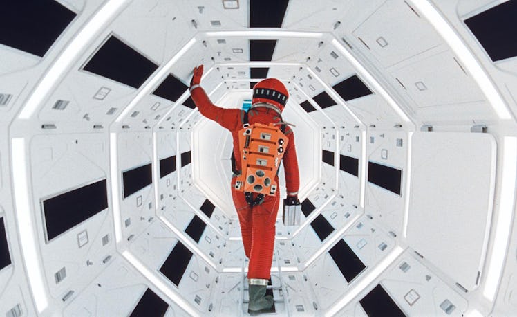 Spaceship hallway in 2001: A Space Odyssey