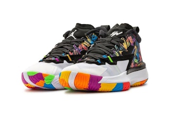 Zion Williamson S First Jordan Basketball Shoe Is An Explosion Of Colors Zion Williamson S First Jordan Basketball Shoe Is An Explosion Of Colors