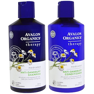 Avalon Organics Therapy Anti-Dandruff Shampoo And Conditioner (2-Pack, 14 Oz)