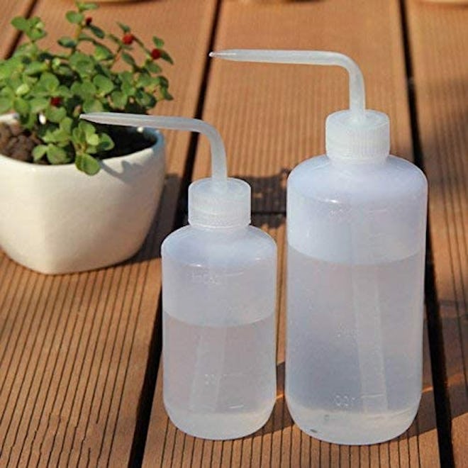 Mkono Plastic Watering Bottle, 250 and 500 Milliliters (2-Pack)
