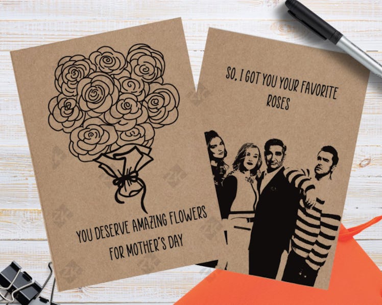 Schitt's Creek Mother's Day Card Your Favorite Roses Card Mom Card