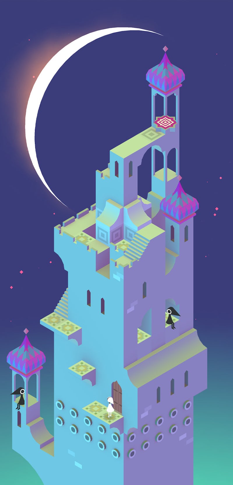 screenshot of tower from Monument Valley