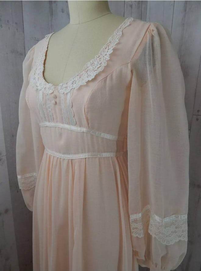 Vintage Peach Gunne Sax by Jessica Prairie