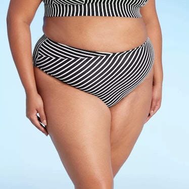 Kona Sol Women's Plus Size High Waist Bikini Bottom