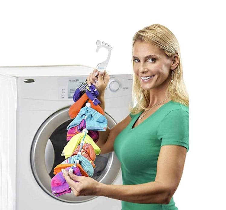 SockDock Sock Laundry Tool & Storage Hanger