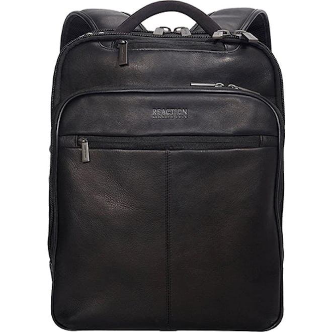 Kenneth Cole Reaction Manhattan Leather Travel Backpack