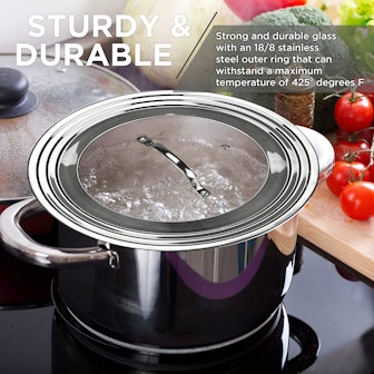 Modern Innovations Universal Lid for Pots and Pans