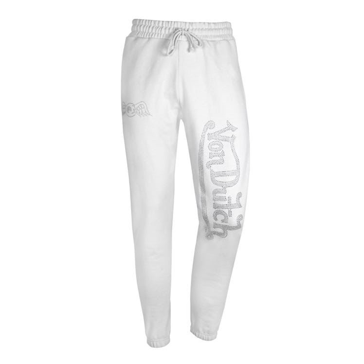 Jogger with Clear Rhinestones