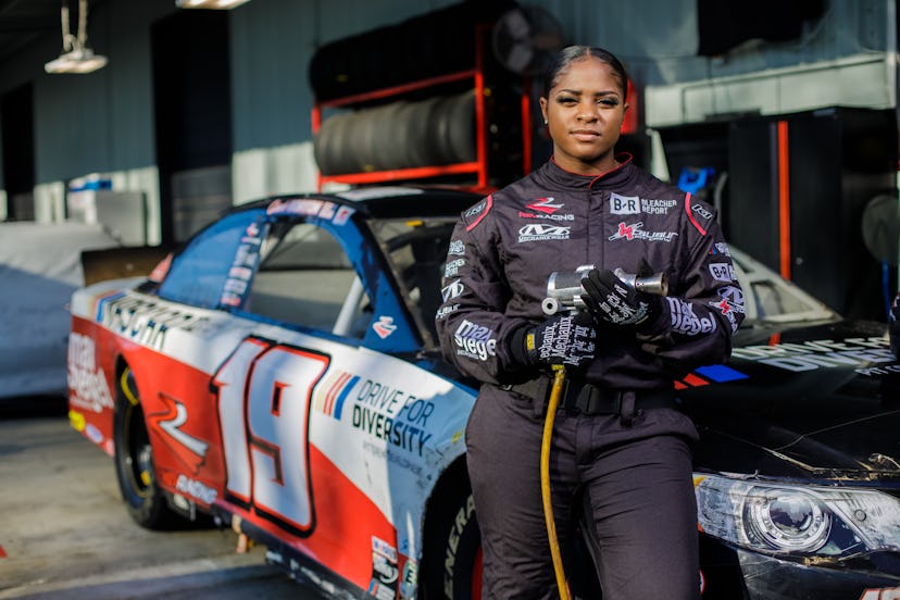 NASCAR's first Black woman pit crew member Brehanna Daniels
