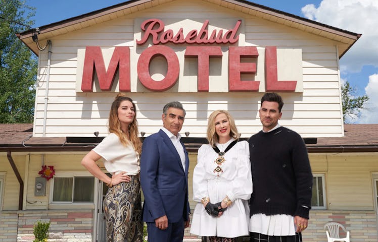 The Rose family on PopTV's 'Schitt's Creek'