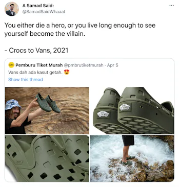 Vans just ripped off Crocs in either the best or worst way possible
