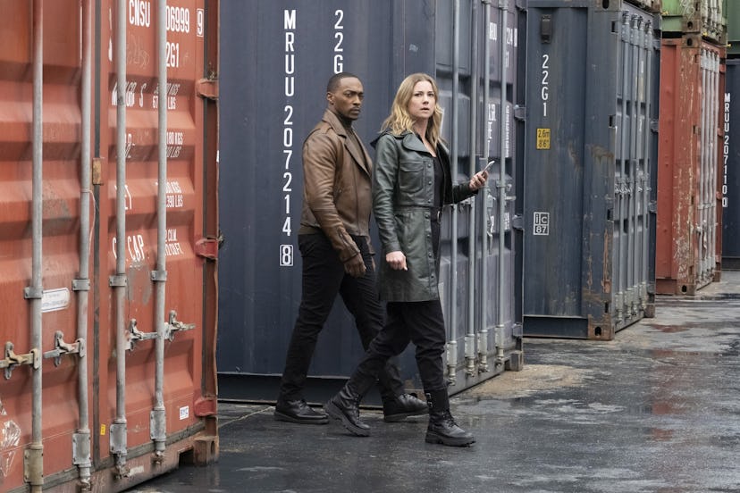 Sam and Sharon Carter in 'Falcon and the Winter Soldier' via Disney+ press site.