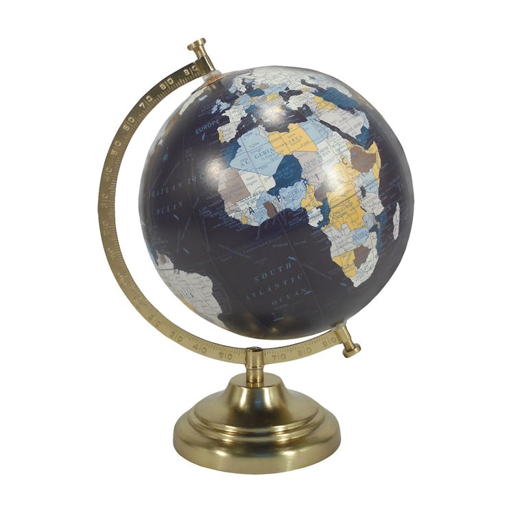 Desktop Globe w/ Gold Base