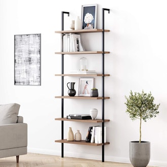 Nathan James Theo 6-Shelf Tall Bookcase