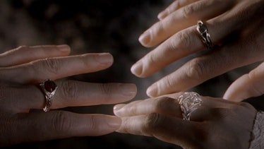 The three Elven Rings of Power.