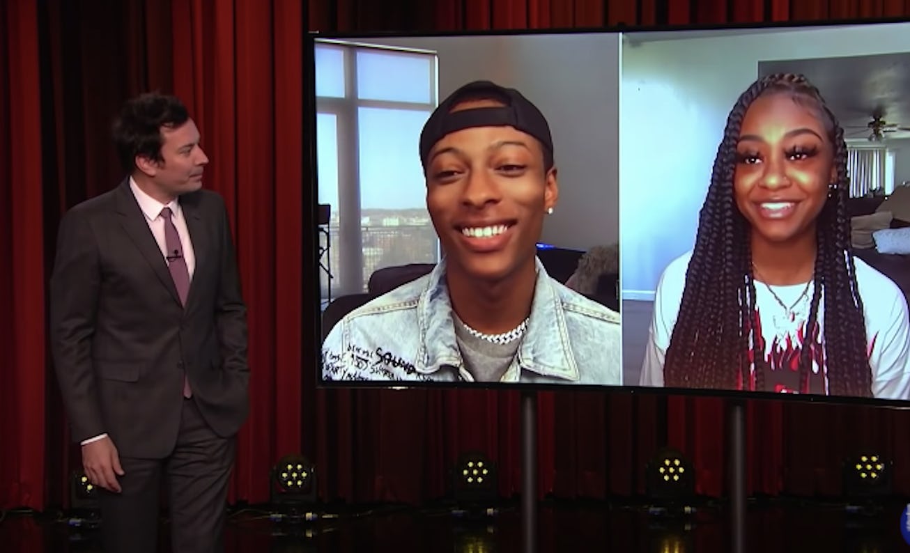 Jimmy Fallon brought on the actual creators of viral TikTok dances following Addison Rae's contextle...