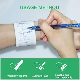 NEWYES Silicone Memo Wristband