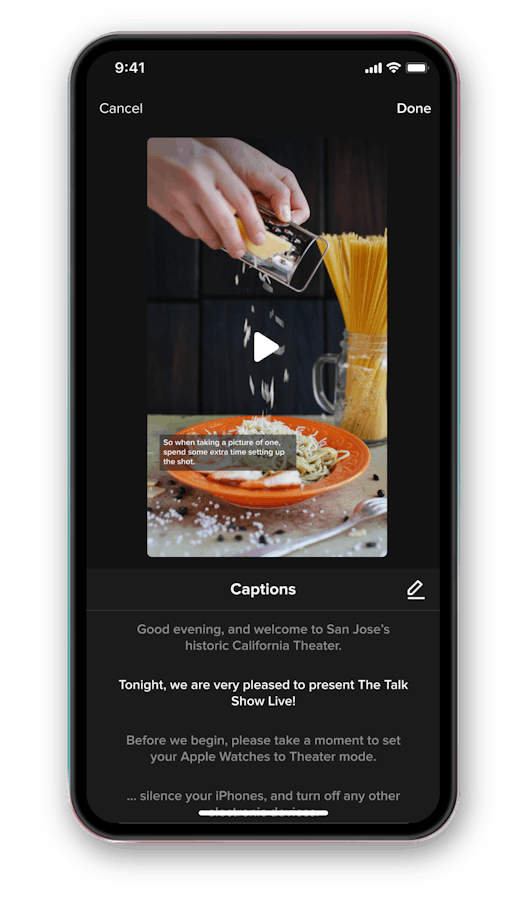 You can add automatic TikTok captions with a few simple steps.