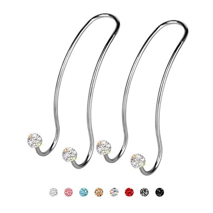 SAVORI Auto Hooks Bling Car Hangers (2-Pack)