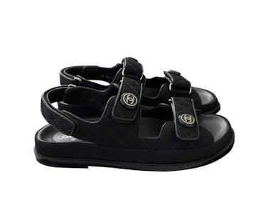Dad Cloth Black Sandals 