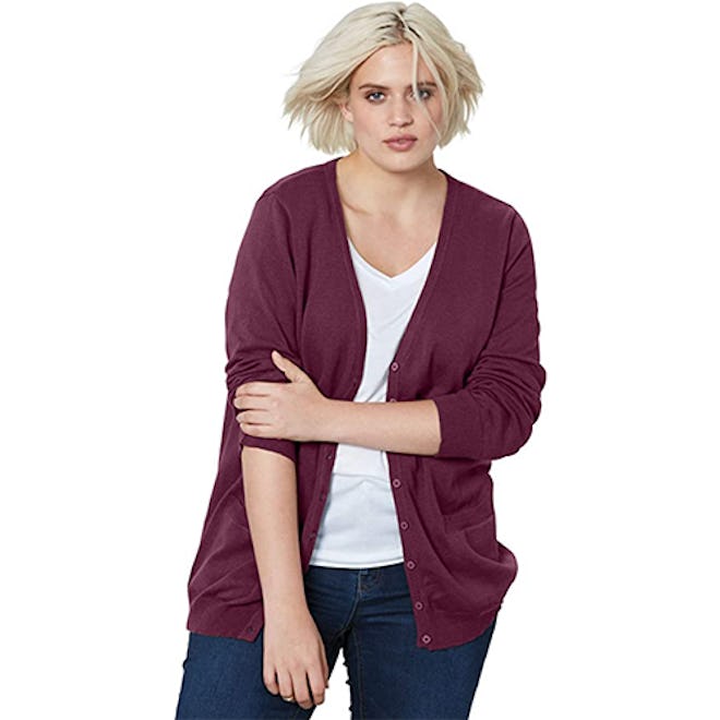 ellos Plus Size Everyday Cardigan Sweater 