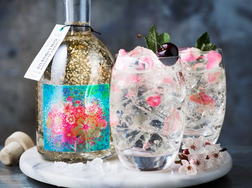 M&S Cherry Blossom Glitter Globe Gin