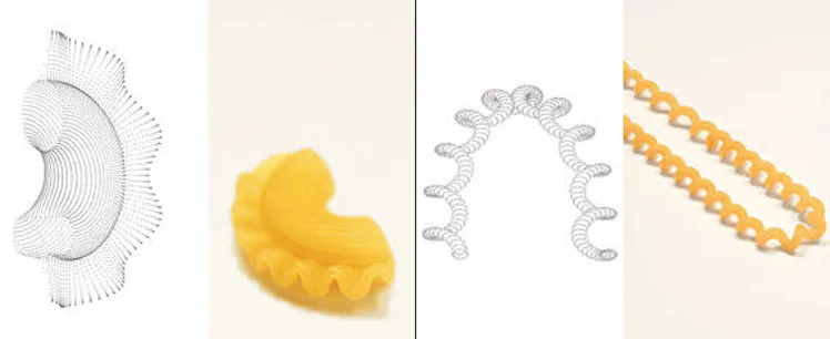 Pasta Geometry Alignment Best pasta shape? Geometry debunks a popular food myth
