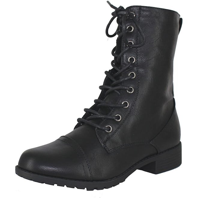 Forever Lace-Up Combat Boots