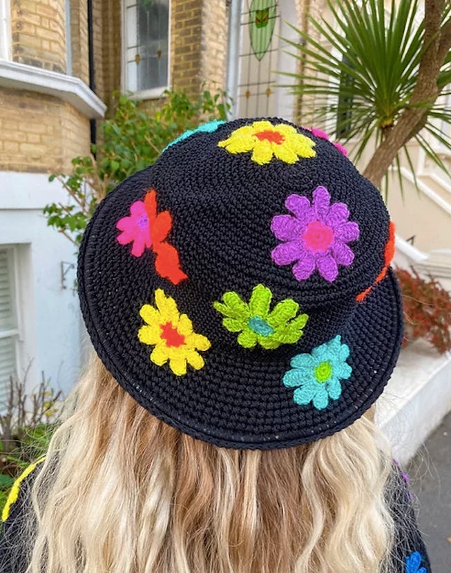 Crochet fashion hats hotsell
