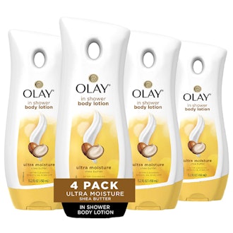 Olay Ultra Moisture In-Shower Body Lotion, 15.2 Oz (4-Pack)