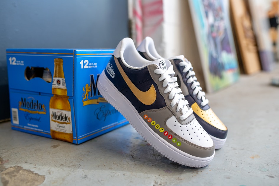 If you Nike and beer, these custom 'Modelo' sneakers are for you